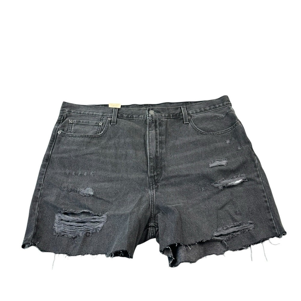 Levi's Black Distressed 469 Men's Jean Shorts Size 40 NWT